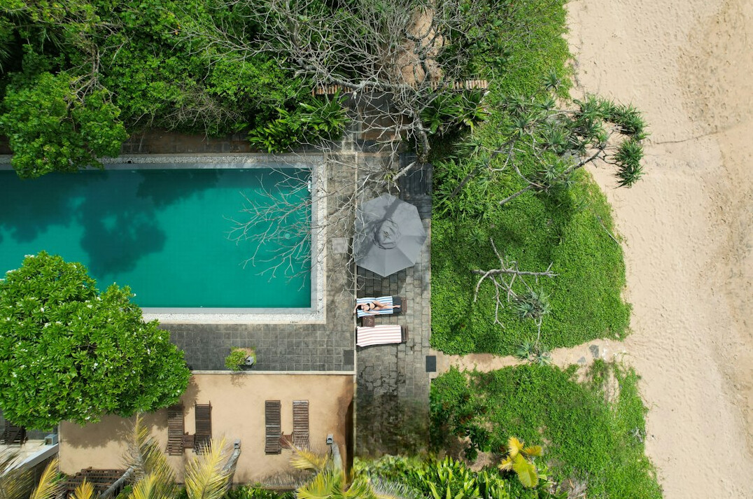 private beach villa