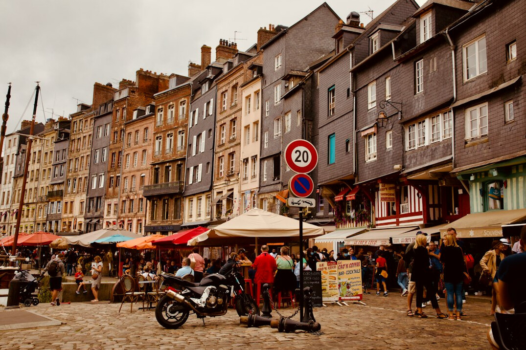 french coastal village