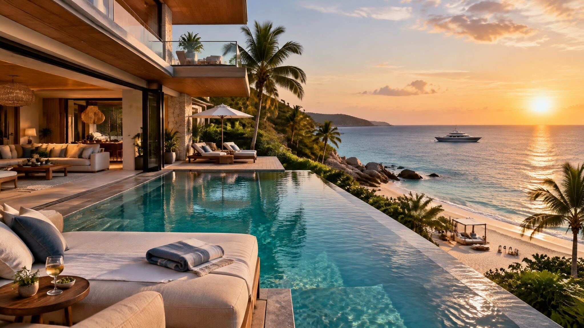 luxury villa by the sea