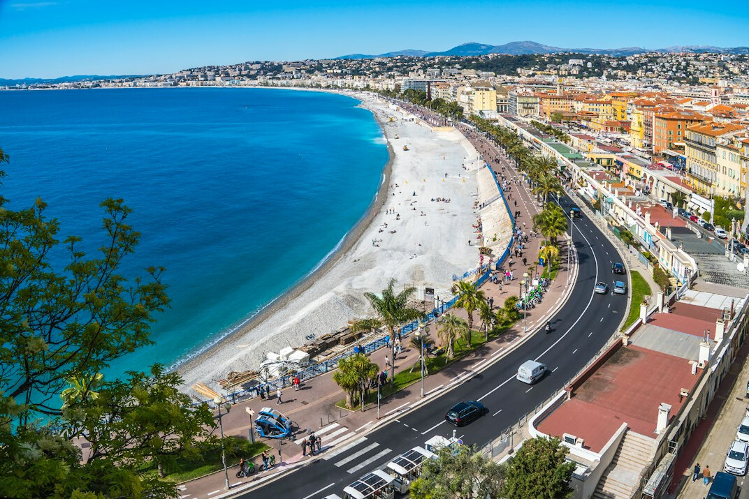 actor on french riviera beach